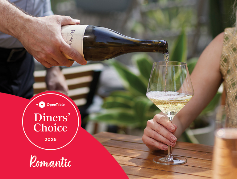 Voted "Romantic" by OpenTable